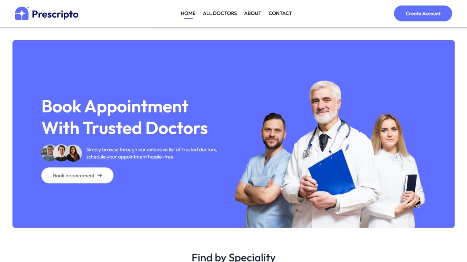 Prescripto – Healthcare Management System