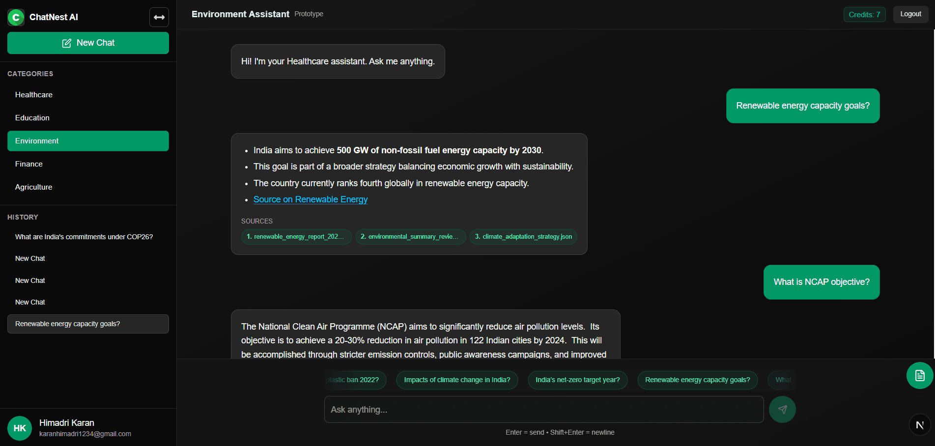 RAG Chatbot - Intelligent Domain-Specific Assistant